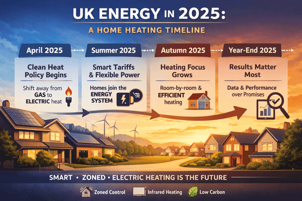 Storbritannias energi i 2026: Tidslinjen som redefinerte oppvarming av hjem