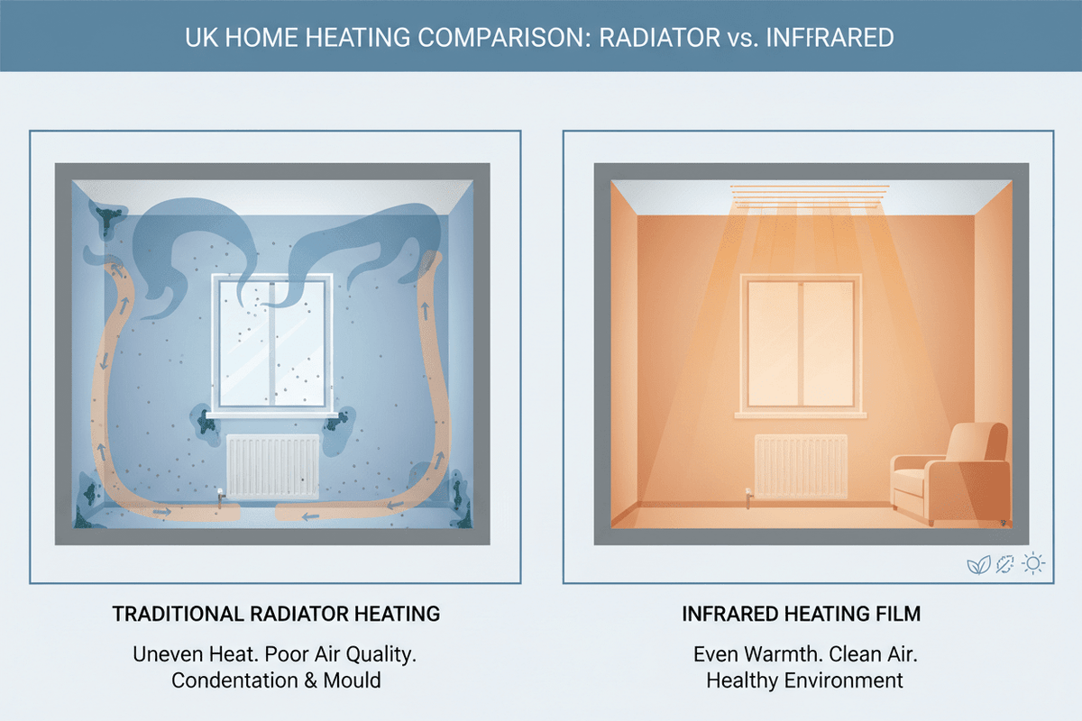 Infrared Heating for Asthma, Allergies & Damp Homes