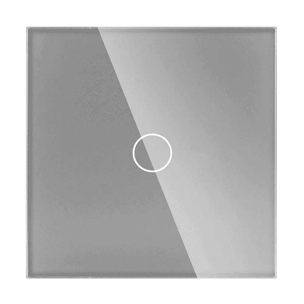 Grey  Glass Smart Light Switch by iHelios, Living Reinvented - Innovative Home Automation