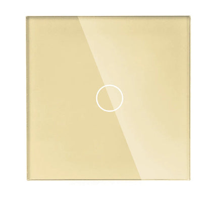 Gold Glass Smart Light Switch by iHelios, Living Reinvented - Innovative Home Automation