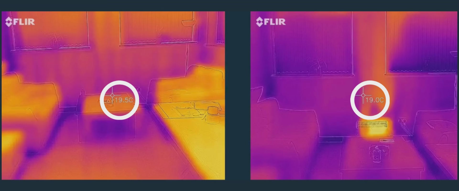 Load video: Infrared heating vs radiators